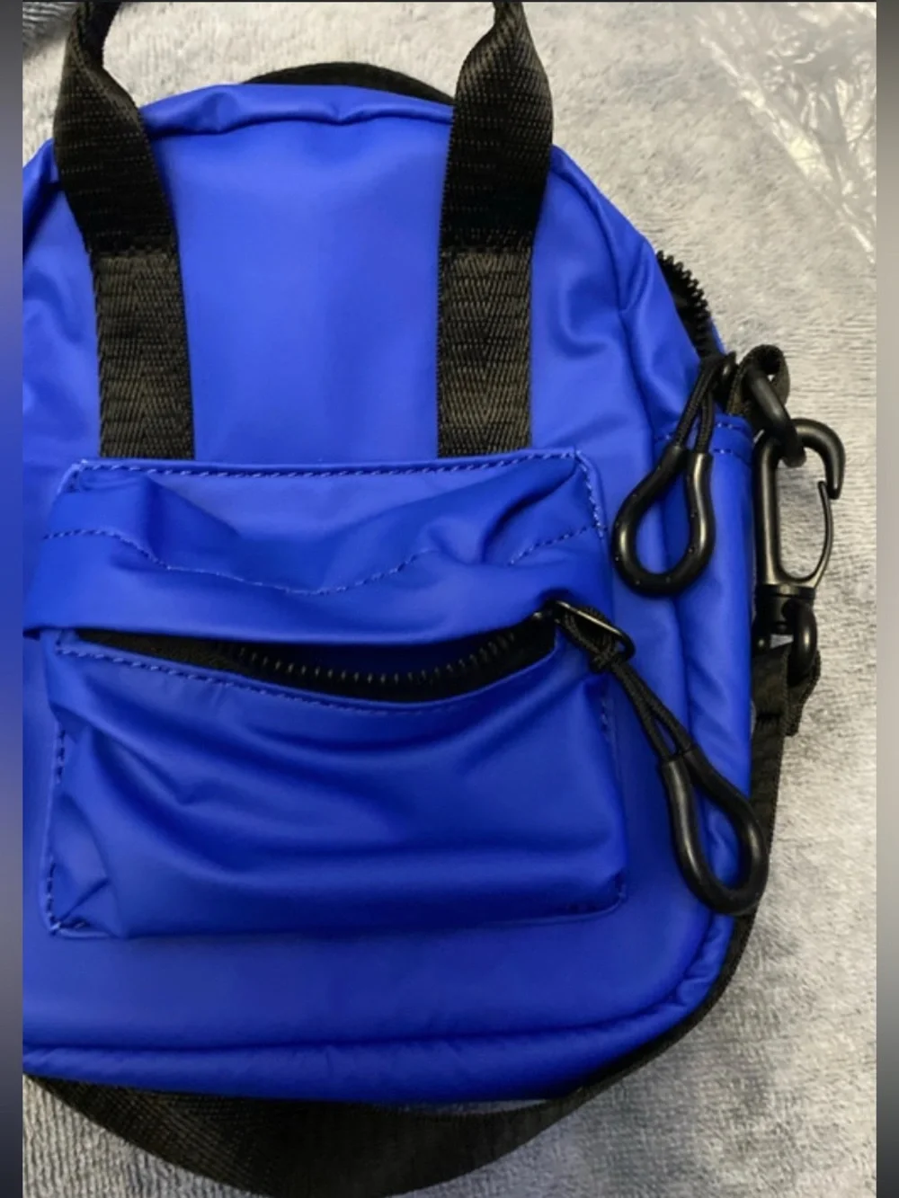 Forever 21 Royal Blue and Black Messenger Crossbody Bag